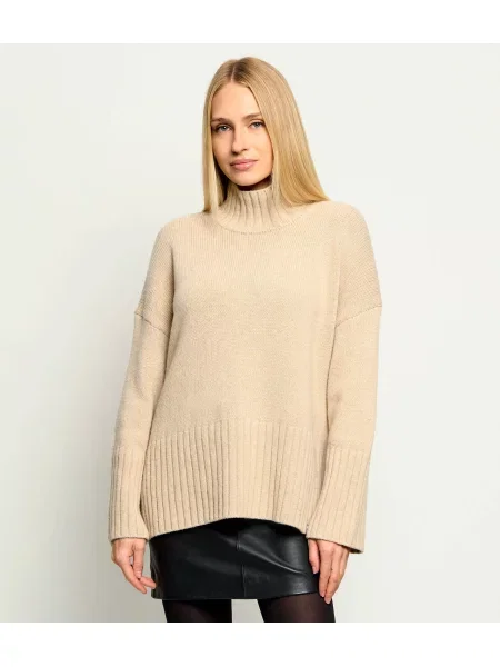 Pulover Barbour de lână bej