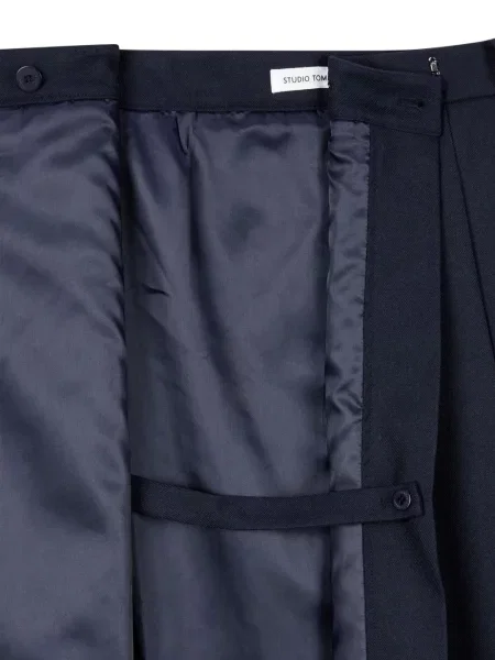 Fusta plisata Studio Tomboy plisată plic albastru