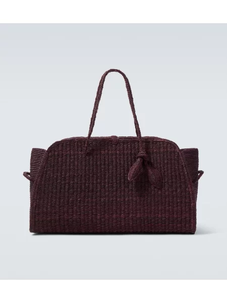 Shopper kabelka Jacquemus vínová