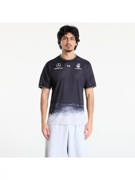 Свитер Y-3 с коротким рукавом из джерси черный