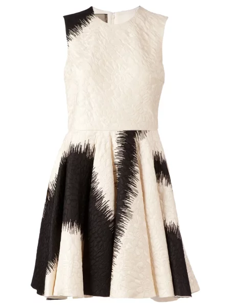 Rochie Giambattista Valli cu imagine de costum alb