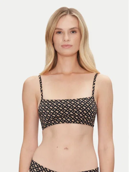 BOSS Горнище на бански Bb Monogram черен