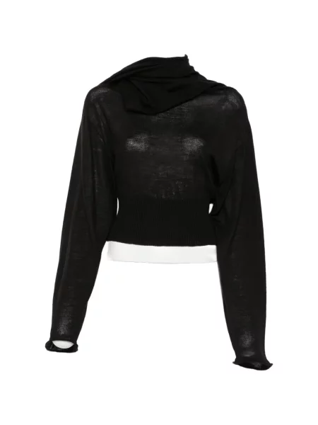 Top Rick Owens drapat negru