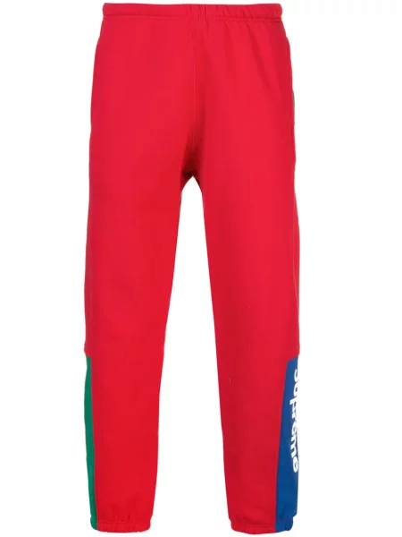 Pantaloni Supreme alergare roșu