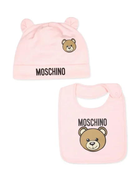 Czapka dziecięca Moschino różowa