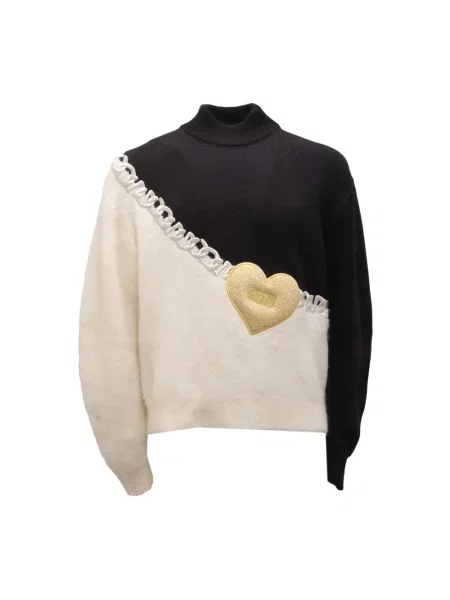 Sweter z golfem Gcds czarny