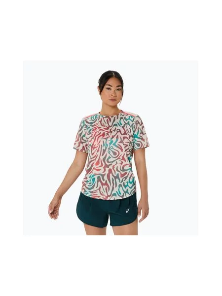 Бігова сорочка ASICS Road All Over Print Top береза