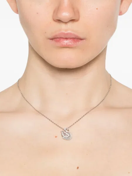 Pandantiv Swarovski argintiu