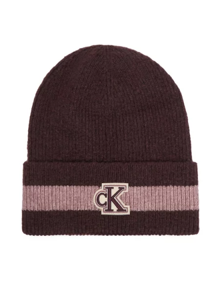 Kepurė Calvin Klein Vyšninė rožinė