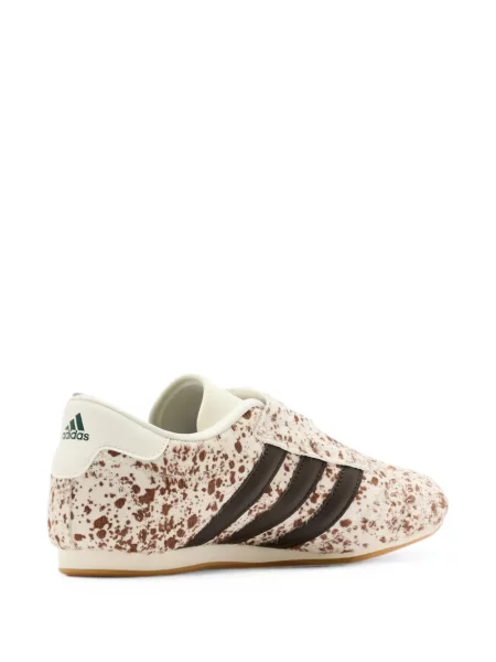 Sneakerși Adidas cu imagine din satin negru
