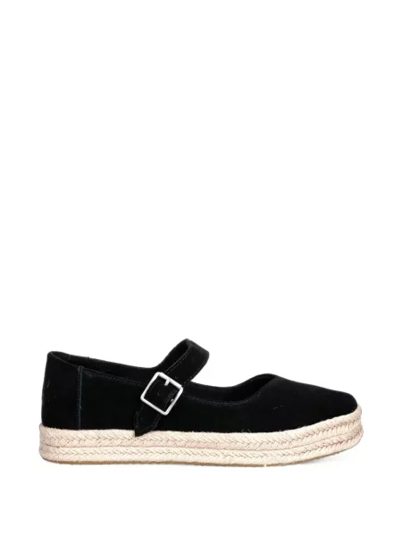 Espadrile Toms cu platformă cu cataramă cu bretele negru