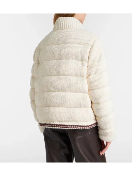 Geacă cu puf Moncler alb