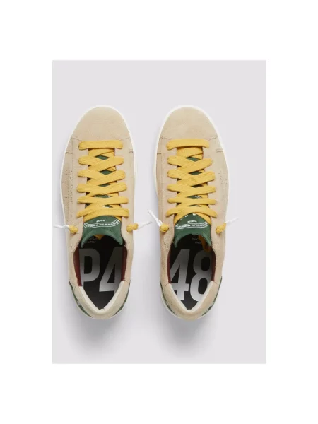 Sneakersy P448 zamszowe beżowe