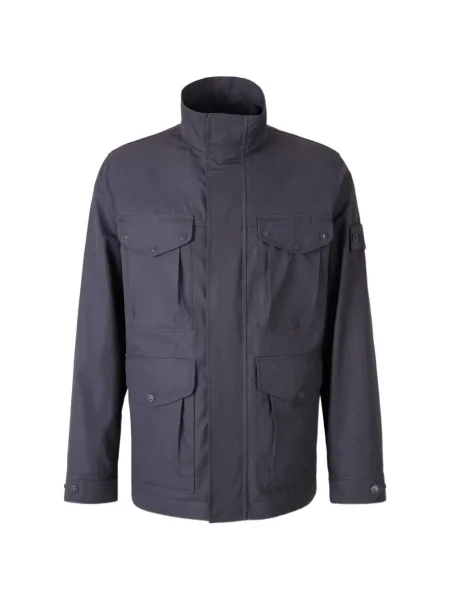 Geacă Stone Island cu strasuri albastru