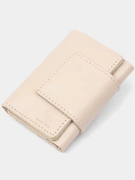 Grande Pelle Портмоне Шкіра бежевий