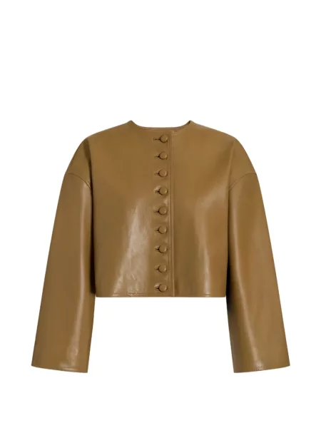 Geanta de piele Alberta Ferretti verde