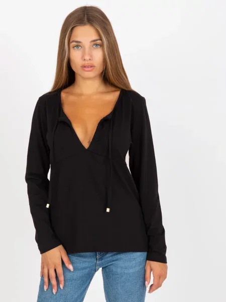 Bluză Fashionhunters negru