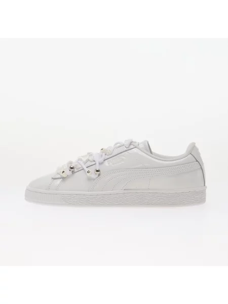 Sneakers Puma Suede Bloom Patent Wns Puma White/ Feather Gray EUR alb