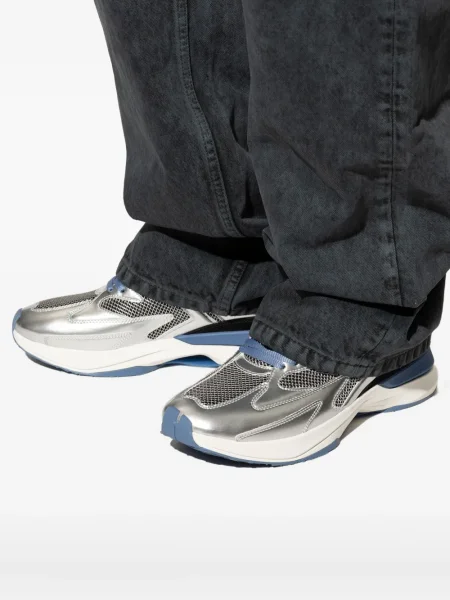 Sneakerși Lanvin plasă gri