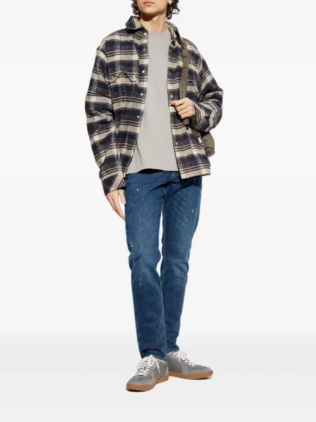 Blugi Emporio Armani cu imagine albastru