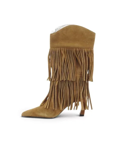 Botki Steve Madden skórzane brązowe
