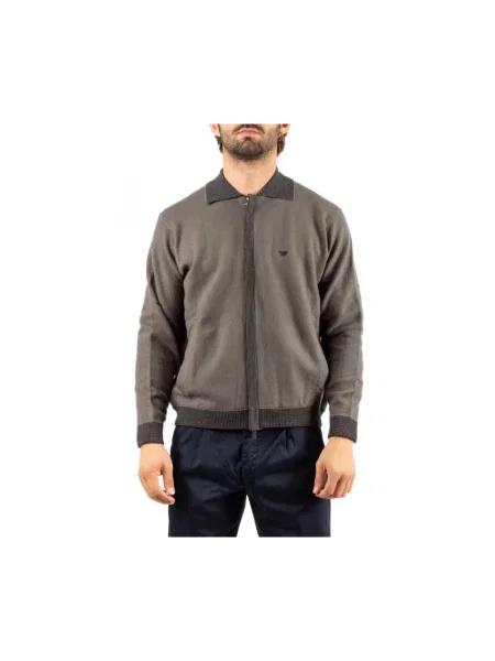 Sweter Emporio Armani zielony