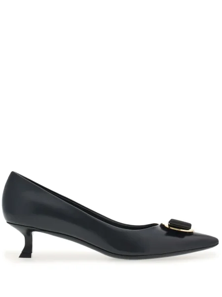 Pantofi cu toc Ferragamo din piele negru