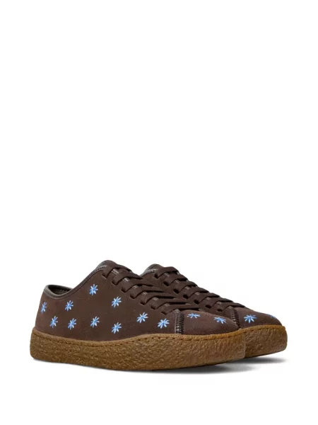 Sneakerși Camper cu model floral maro