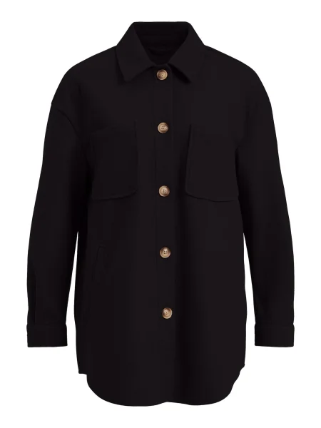 VILA Geacă de primăvară-toamnă Kimmi' negru