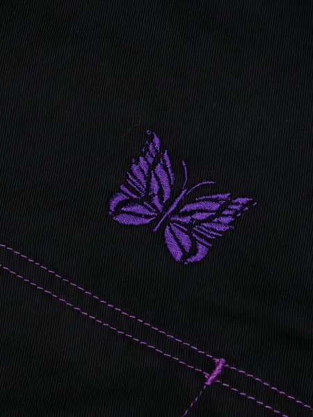Geacă Needles din țesătură twill negru