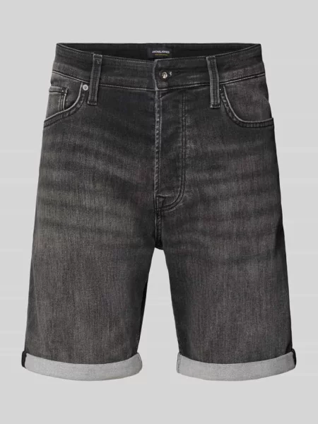 Szorty jeansowe o kroju regular fit z brzegiem model RICK' Jack & Jones
