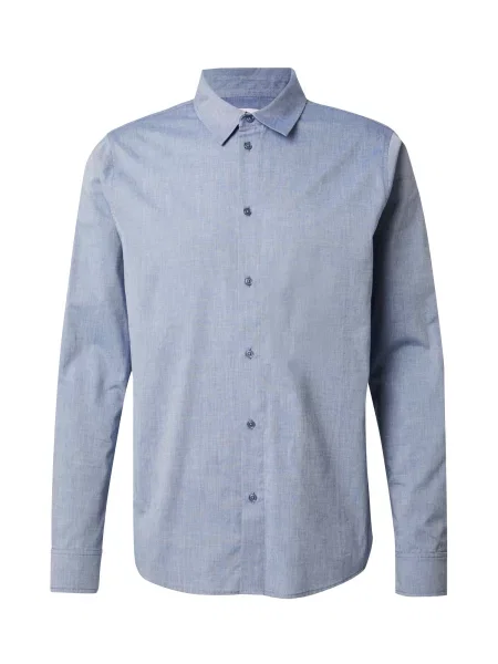 DAN FOX APPAREL Košeľa LUAN modrosivá