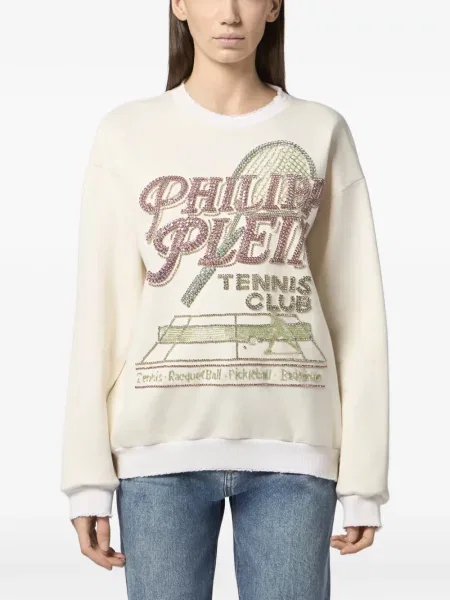 Hanorac Philipp Plein tenis alb