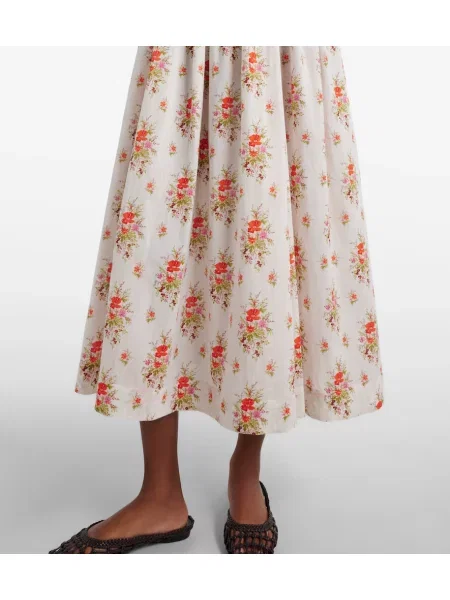 Rochie midi Dôen cu model floral