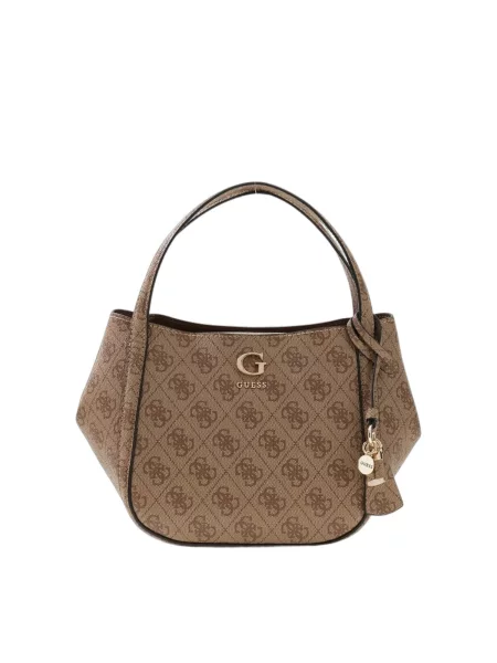 GUESS Kabelka Guess Sac à Main Coleen Petit Monogramme Latte Logo' béžová