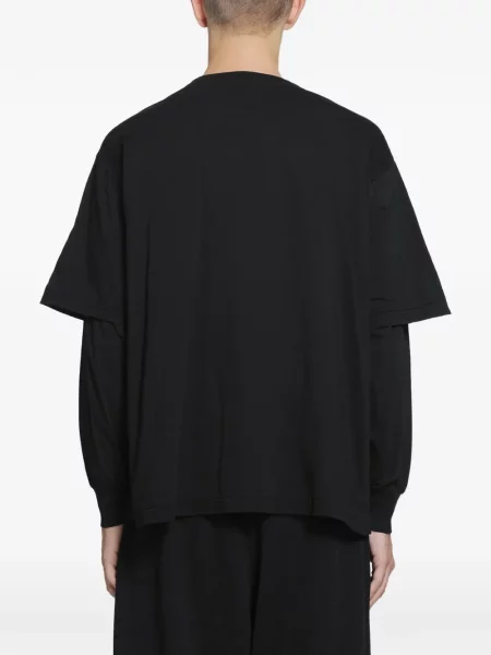 Lung tricou Comoli negru