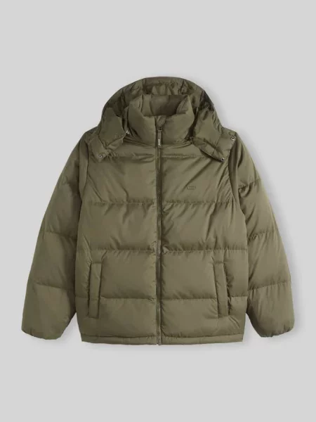 Kurtka pikowana z kapturem model ROCKWELL' Levi's oliwkowa