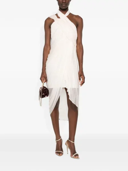 Rochie mini Balmain asimetrică drapată