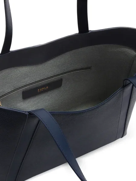 Geanta de piele Furla din piele albastru