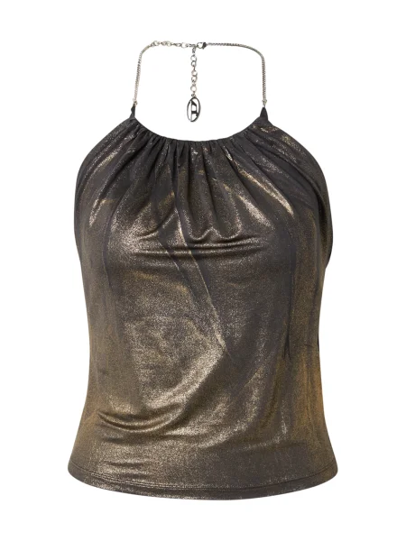 DIESEL Top T-IRENI auriu / metalic gri