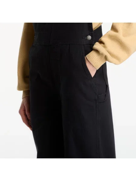 Pantaloni Dickies Canvas Bib Black XS negru