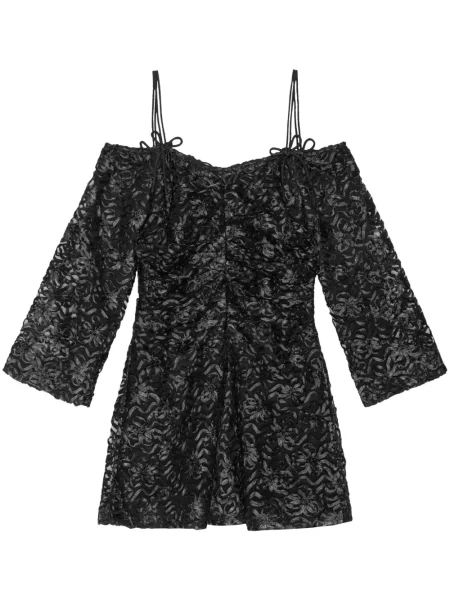 Rochie Ganni cu funde negru