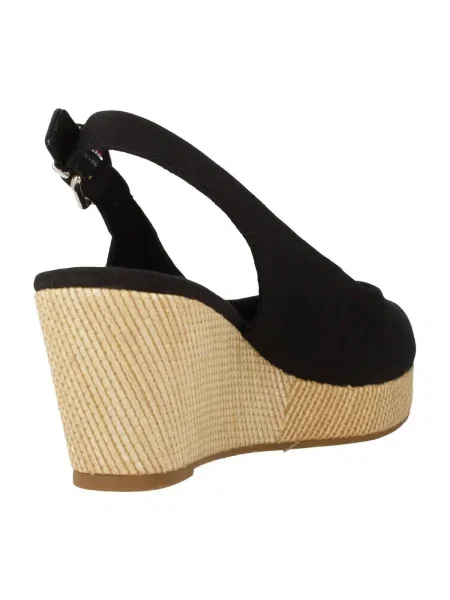 Sandale Tommy Hilfiger cu pană negru