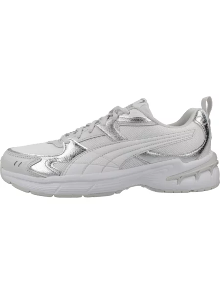 Lniane sneakersy Puma białe