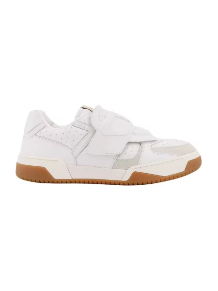 Lniane sneakersy Valentino Garavani białe