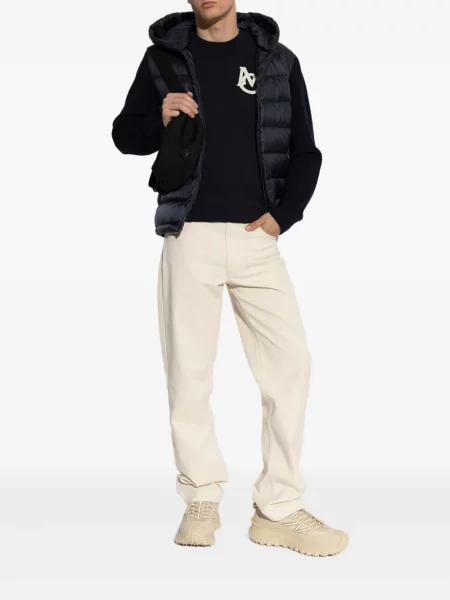 Tricou Moncler cu autograf albastru