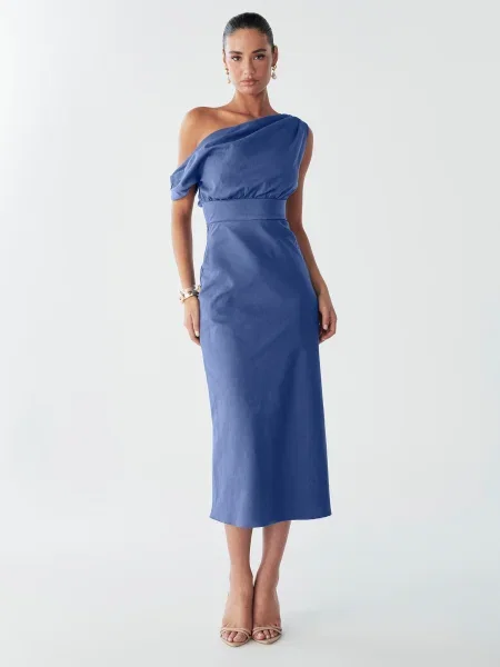 BWLDR Rochie cobalt albastru