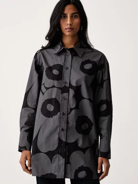 Marimekko cămașă pentru femei din negru
