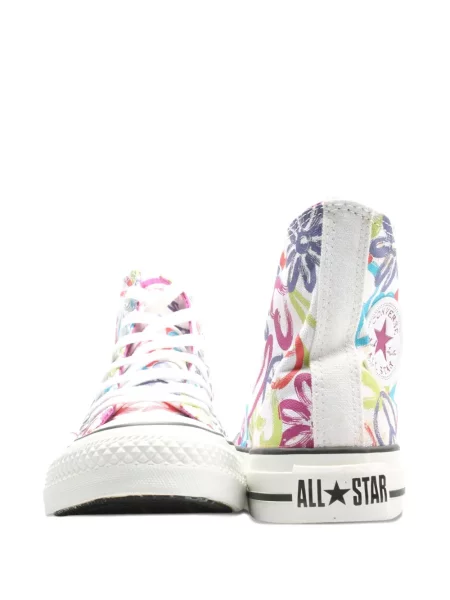 Sneakerși Converse Chuck Taylor All Star cu dungi cu franjuri din țesătură twill negru