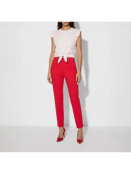 Spodnie Elisabetta Franchi czerwone